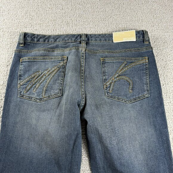 Michael Kors Low Rise Bootcut Jeans Blue Women’s Size 12 x 31 - Picture 7 of 8